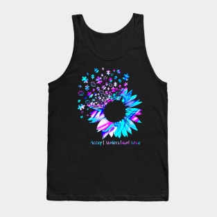 Colorful Sunflower Tank Top